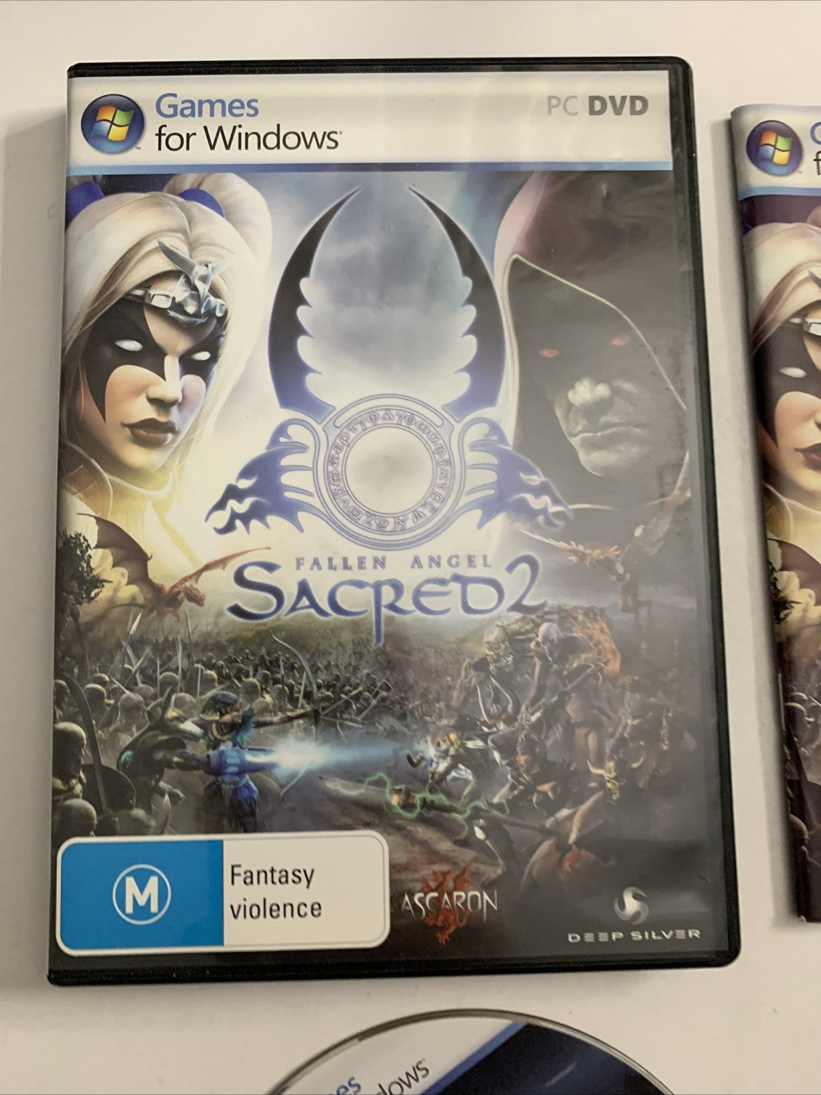 Sacred 2: Fallen Angel  PC DVD Windows 2008 Action Game Complete