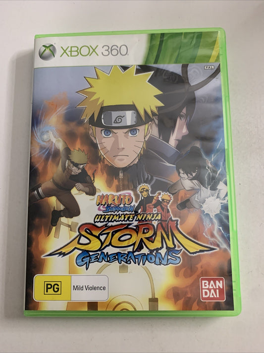 Naruto Shippuden: Ultimate Ninja Storm Generations  Microsoft XBOX 360 PAL Game