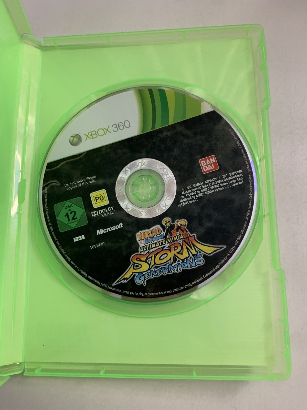 Naruto Shippuden: Ultimate Ninja Storm Generations  Microsoft XBOX 360 PAL Game