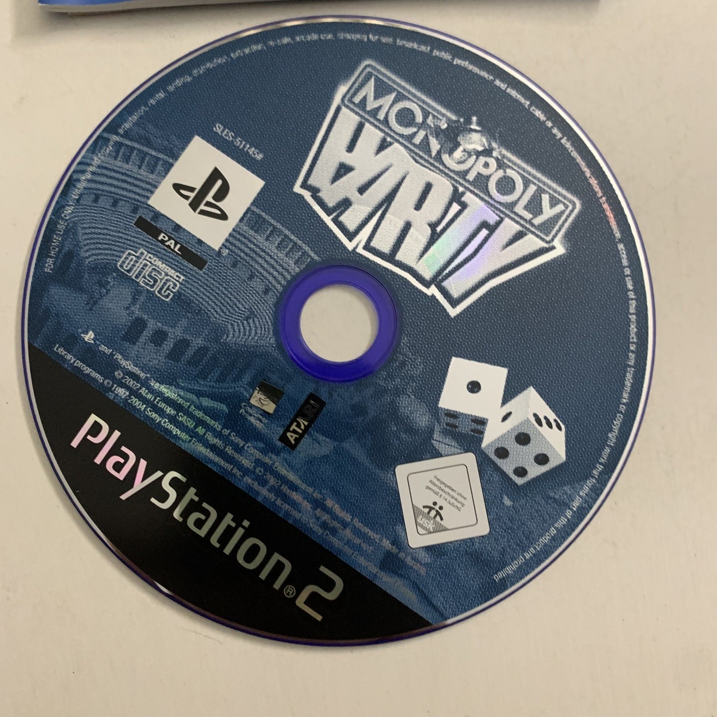 Monopoly Party PS2 Sony PlayStation 2 PAL 2002 Game Complete