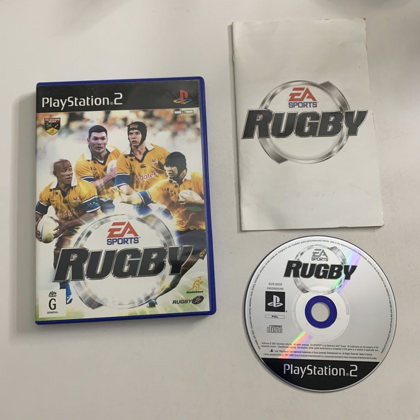 EA Sports Rugby PS2 Sony PlayStation 2 PAL 2001 Game Complete