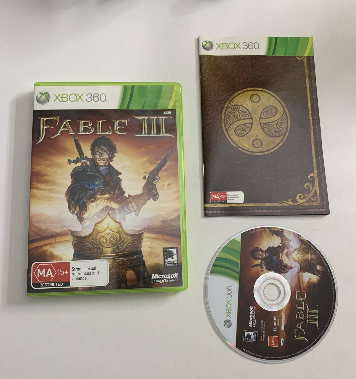 Fable 3 Microsoft XBOX 360 PAL 2010 Game Complete