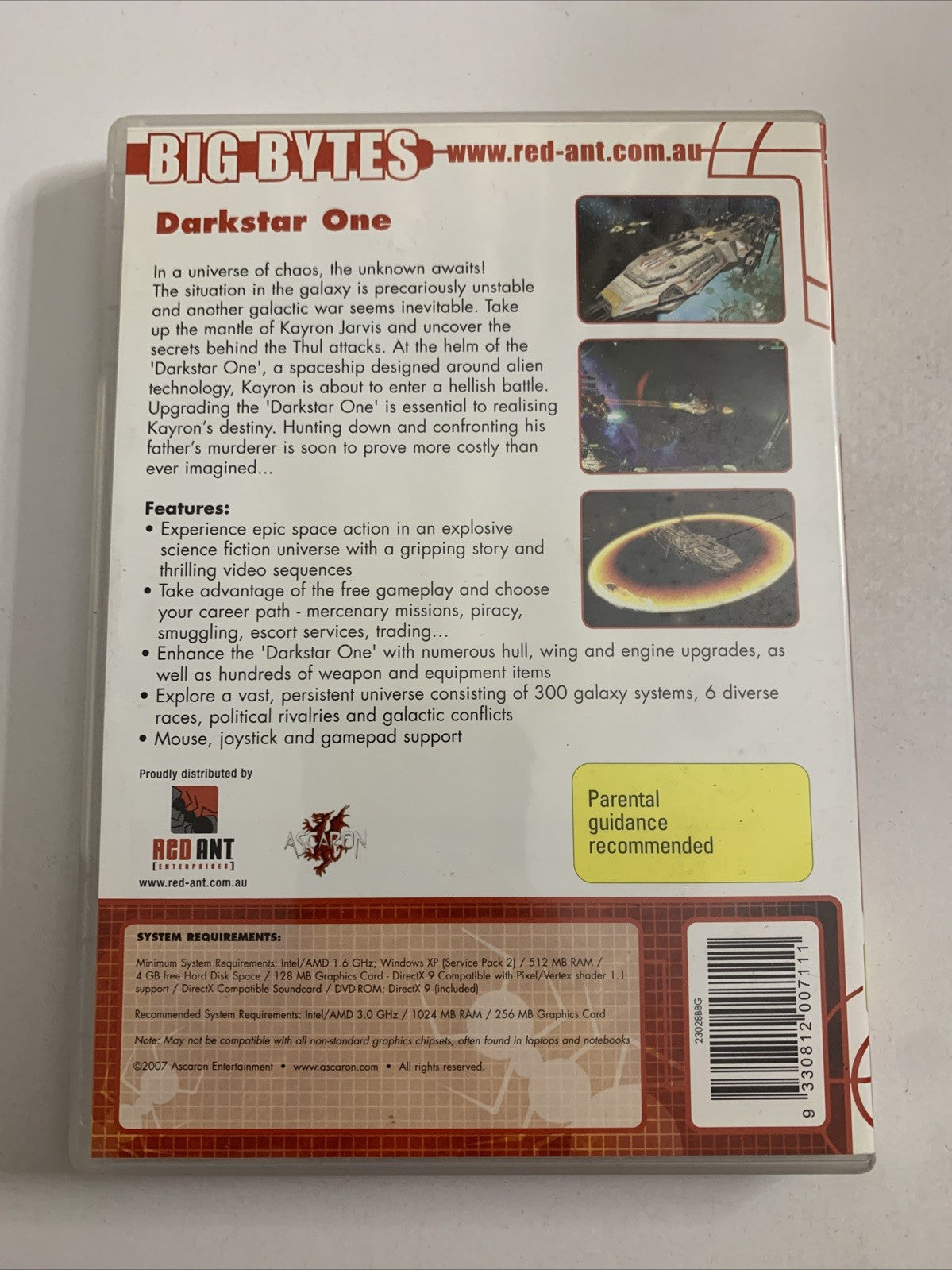 Darkstar One PC DVD Windows Strategy 2006 Game