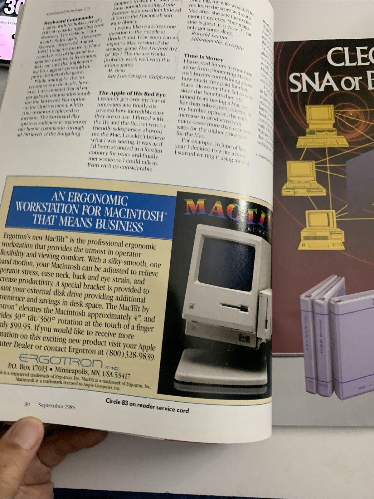 Macworld September 1985 Jazz Or Excel Apple Macintosh Magazine