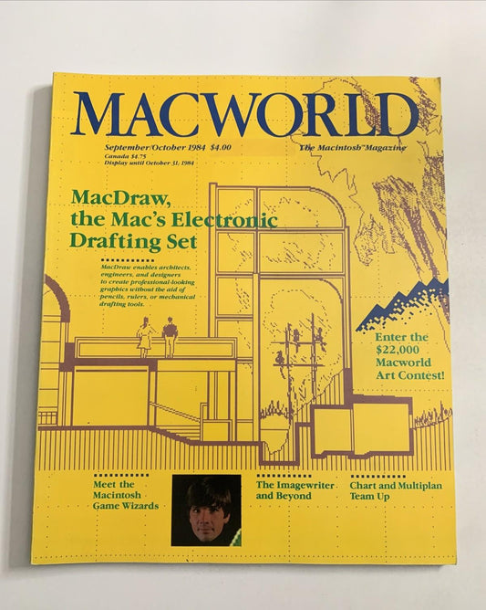 Macworld September/October 1984 MacDraw Game Wizards Apple Magazine