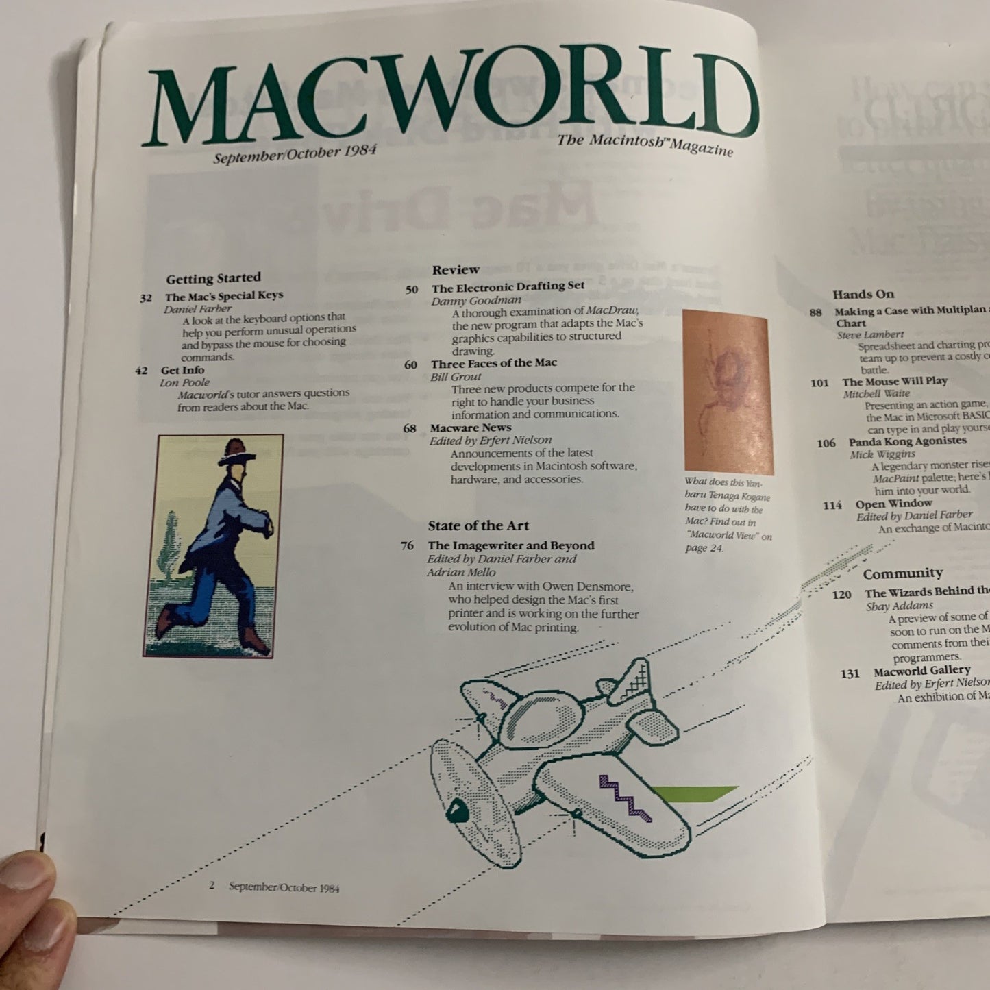 Macworld September/October 1984 MacDraw Game Wizards Apple Magazine