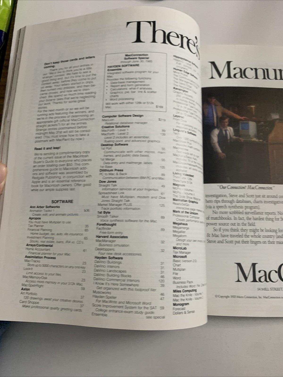 Macworld June 1985 Mac Compositions Itzhark Perlman Apple Macintosh Magazine