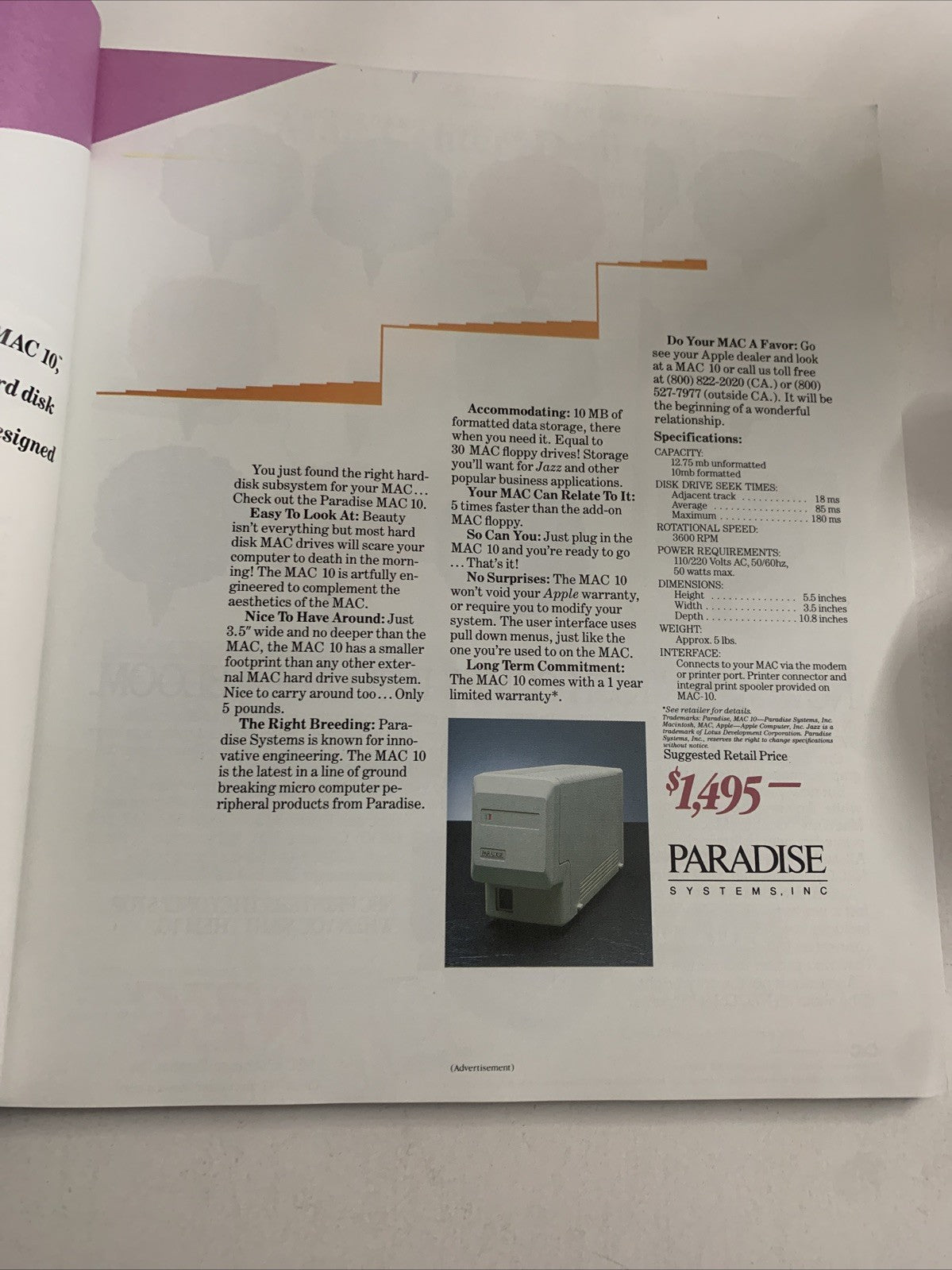 MacWorld October 1985 Mac Talks To The PC Apple Macintosh Magazine