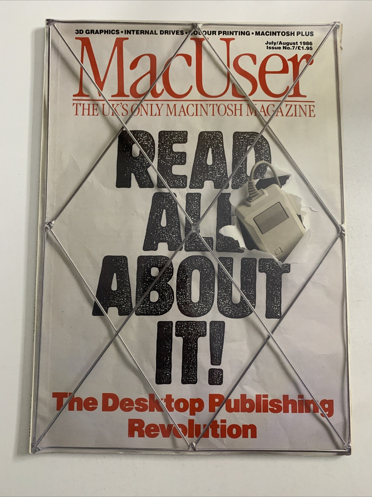 Macuser MacUser July August 1986 Desktop Publishing Revolution Apple Macintosh ...