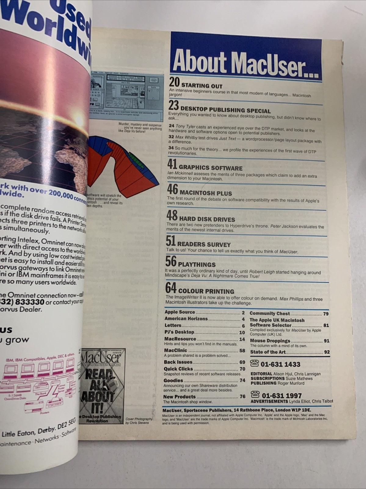 MacUser July August 1986 Desktop Publishing Revolution Apple Macintosh Magazine