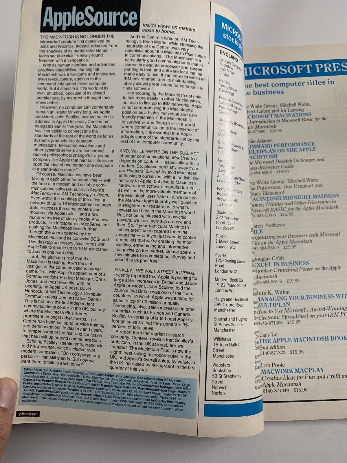 MacUser July August 1986 Desktop Publishing Revolution Apple Macintosh Magazine