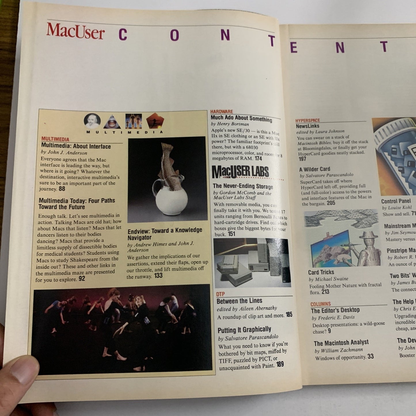 MacUser March 1989 Over 350 Product Reviews Multimedia Special Apple Magazine