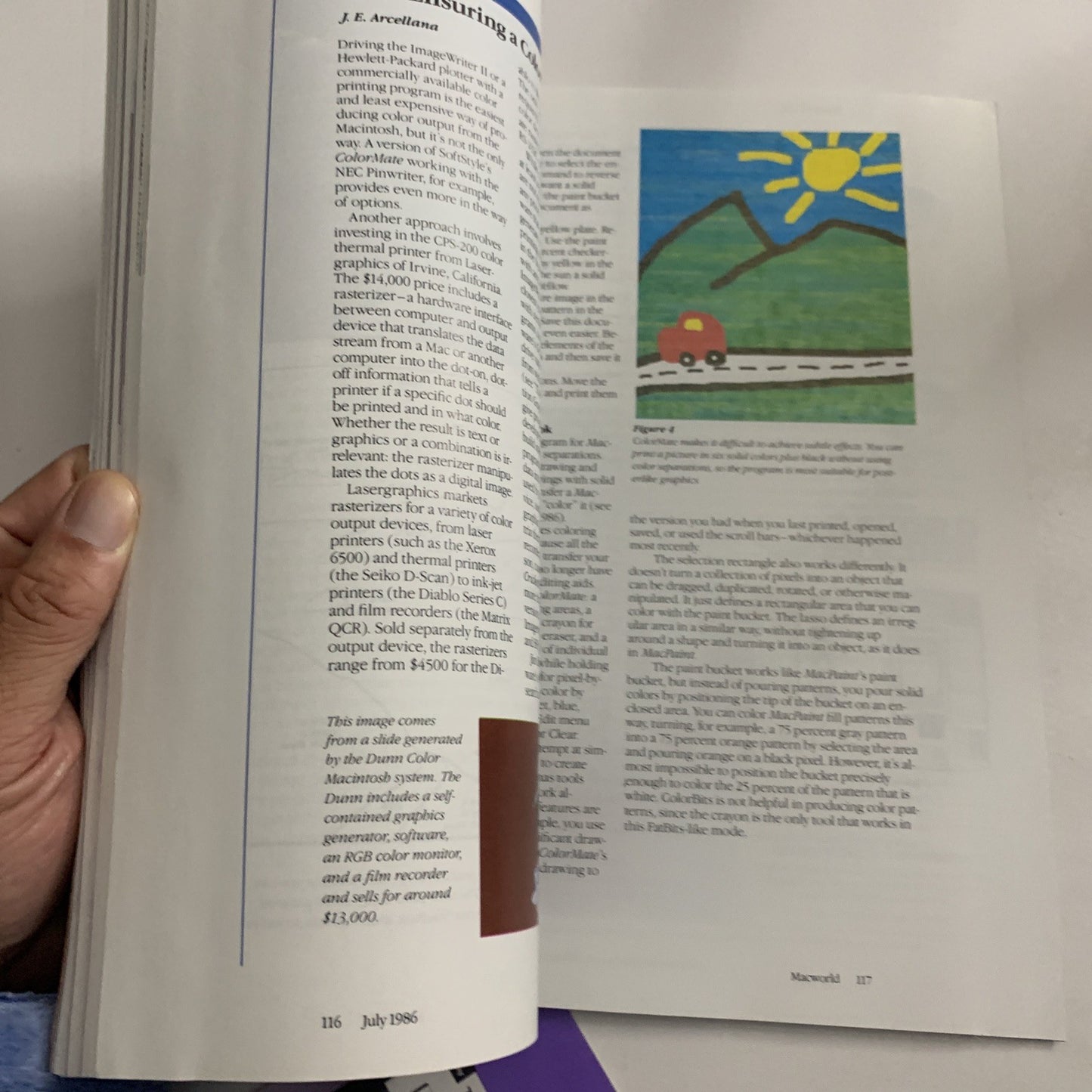 Macworld July 1986 Apple Macintosh Magazine Color Your Mac & Desktop Publishing