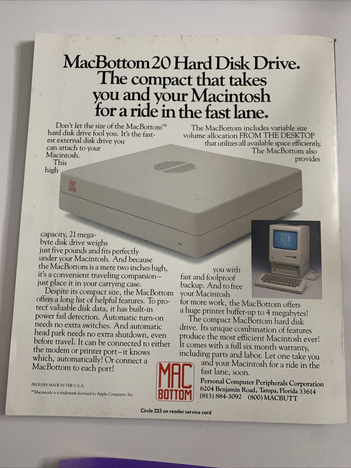Macworld July 1986 Apple Macintosh Magazine Color Your Mac & Desktop Publishing