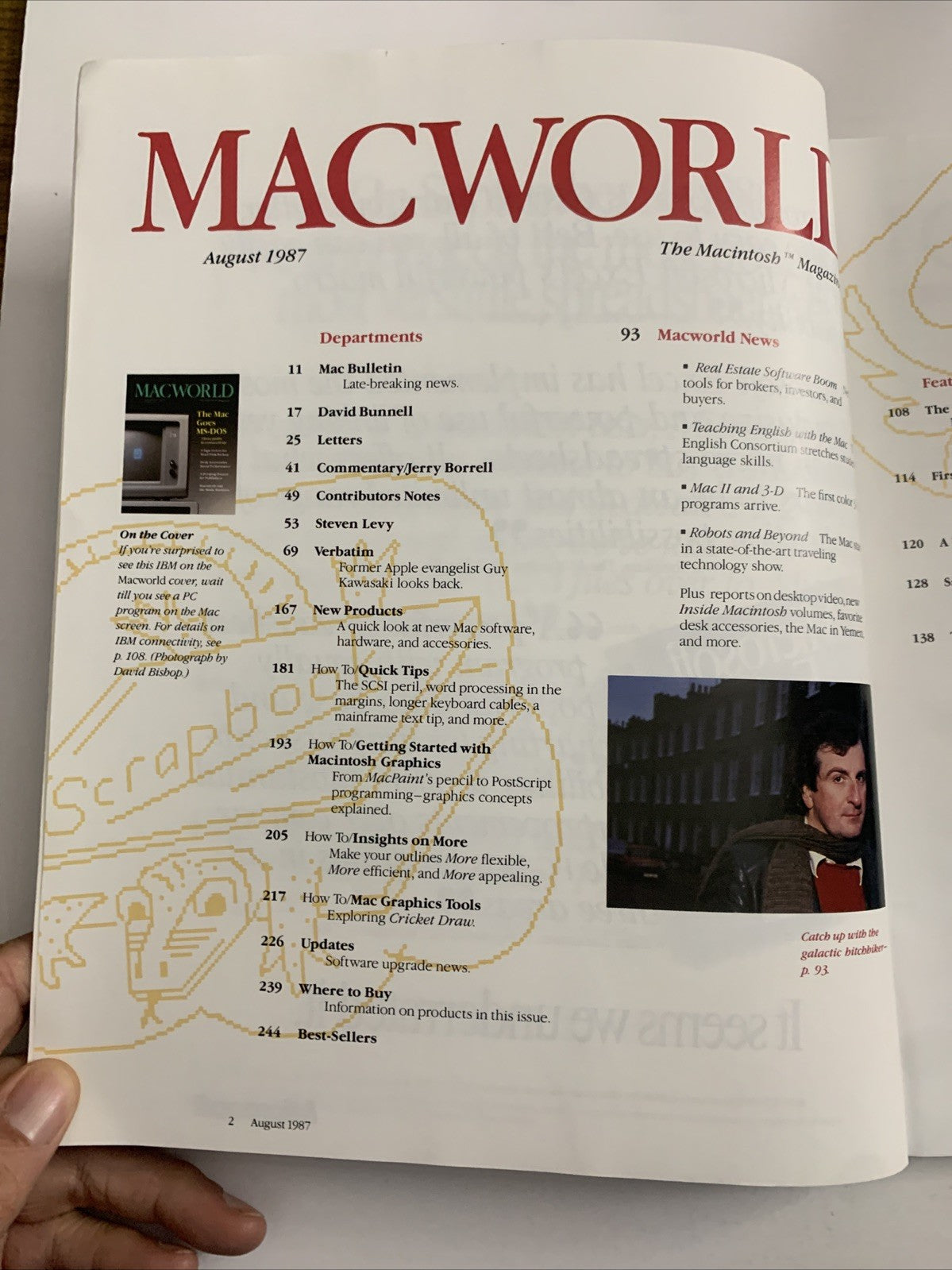 Macworld August 1987 MS-DOS On Mac Apple Macintosh Magazine