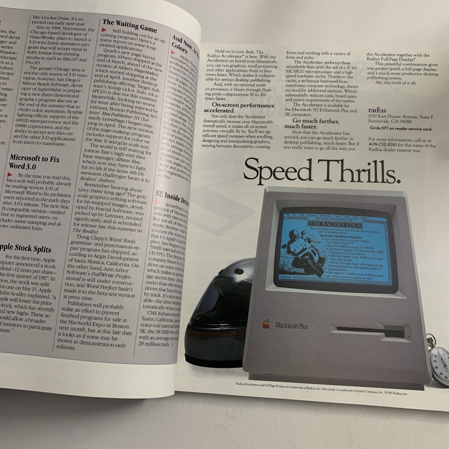 Macworld July 1987 Mac II Magic Apple Macintosh Magazine