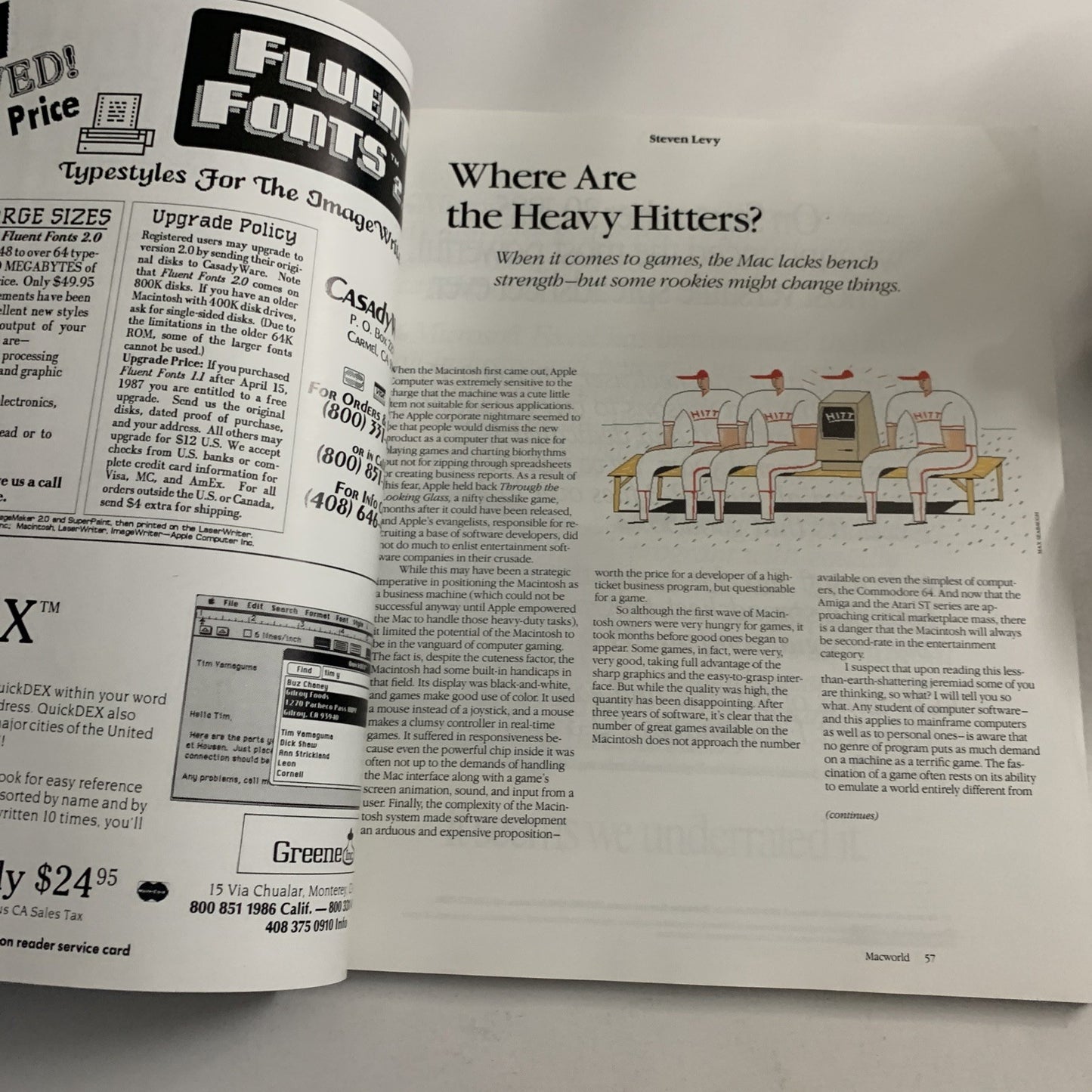 Macworld July 1987 Mac II Magic Apple Macintosh Magazine