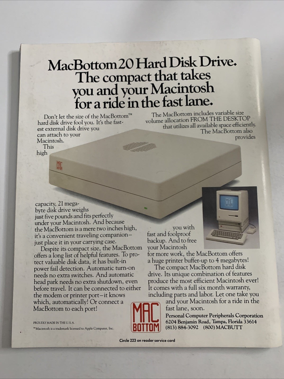 Macworld February 1986 Music By Computer, Compact Discs CD Apple Magazine