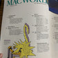 Macworld February 1986 Music By Computer, Compact Discs CD Apple Magazine