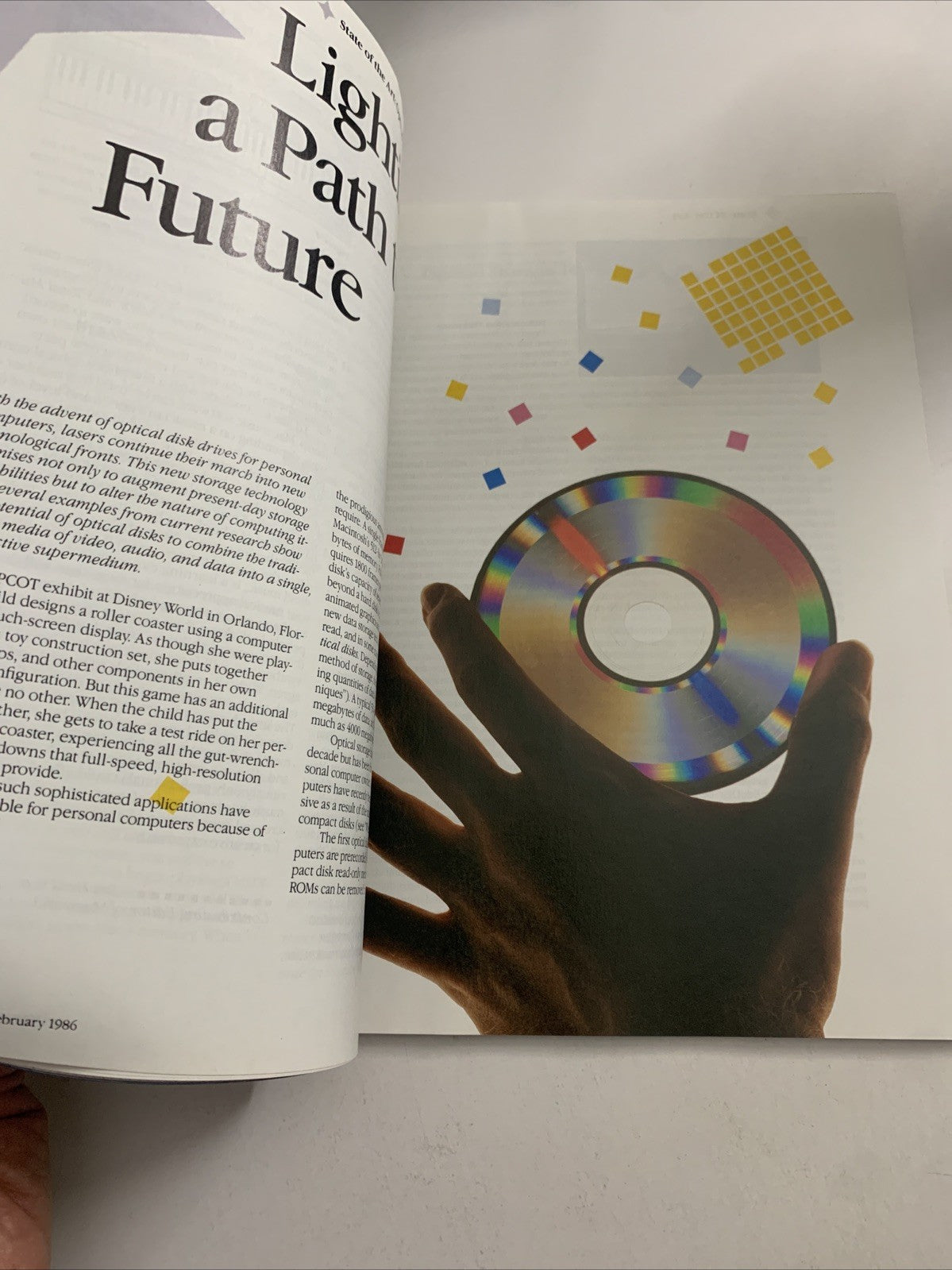 Macworld February 1986 Music By Computer, Compact Discs CD Apple Magazine