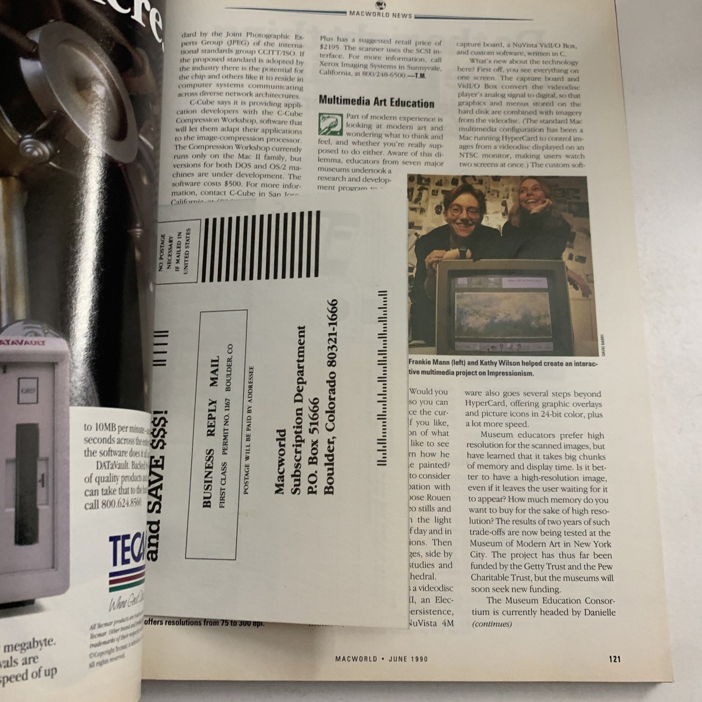 Macworld June 1990 Computer Graphics 3D Rendering Apple Macintosh Magazine