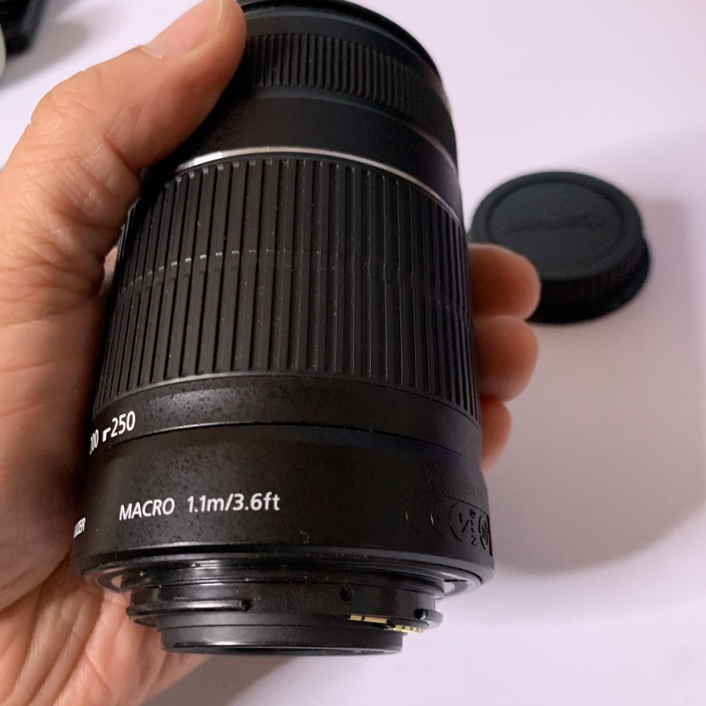 Canon EF-S 55-250mm f/4.0-5.6 Image Stabilizer STM Lens + Lens Hood