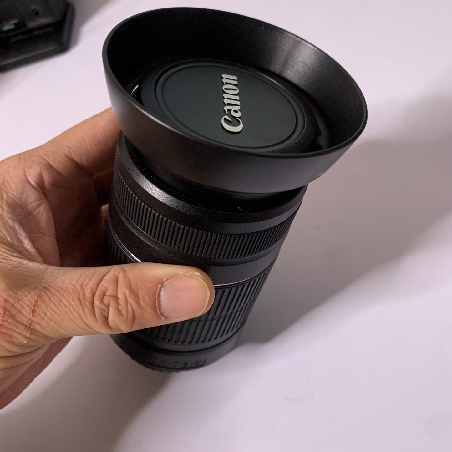 Canon EF-S 55-250mm f/4.0-5.6 Image Stabilizer STM Lens + Lens Hood