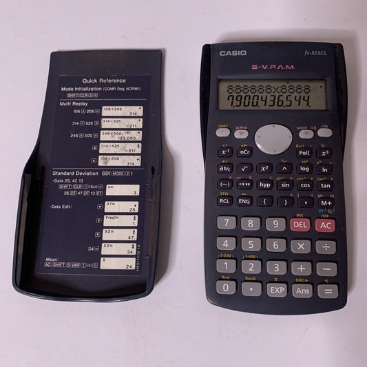 Casio Fx-82MS Scientific Calculator With Cover