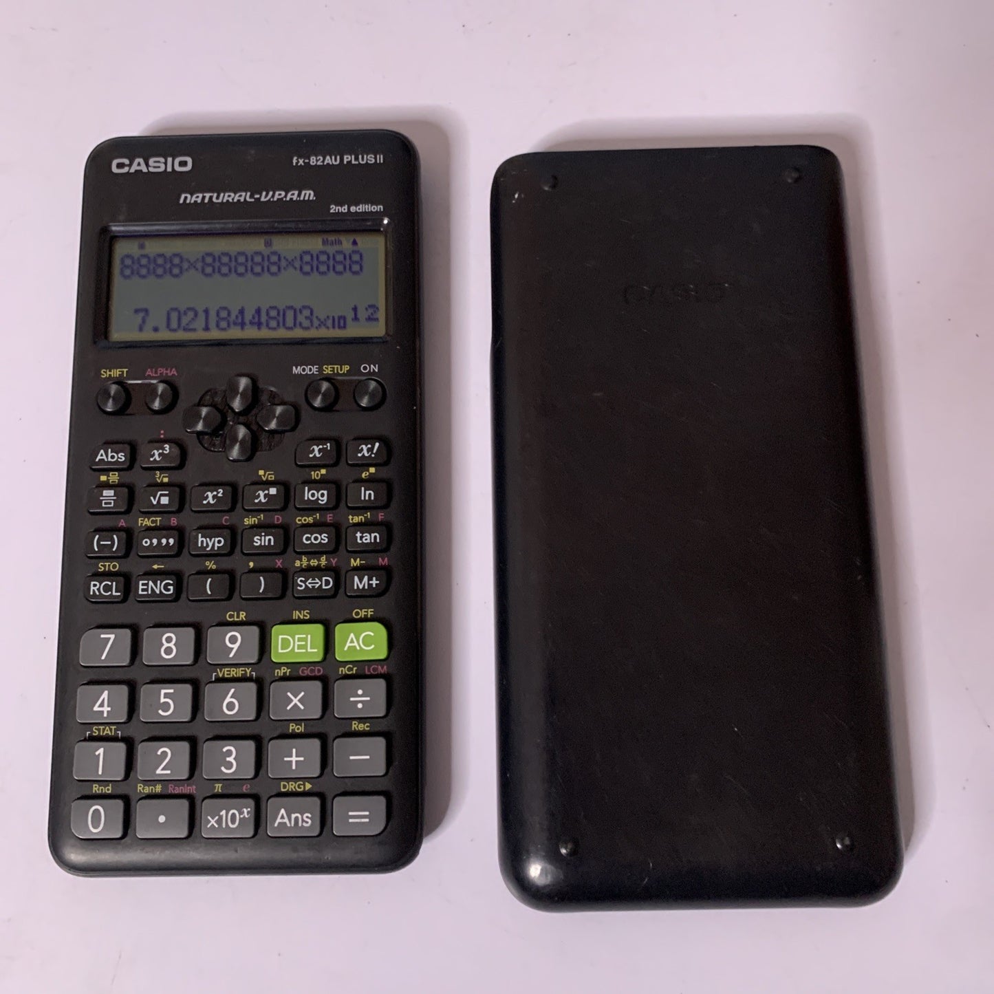 Casio fx-82AU PLUS II 2nd Edition Scientific Calculator With Cover