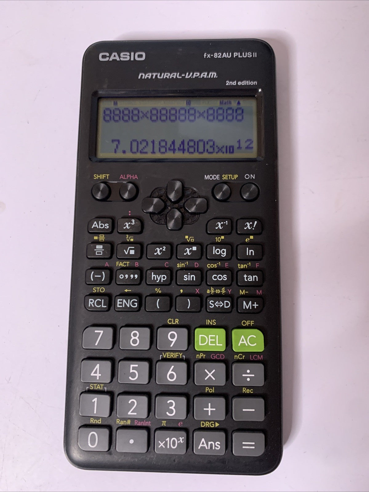Casio fx-82AU PLUS II 2nd Edition Scientific Calculator With Cover