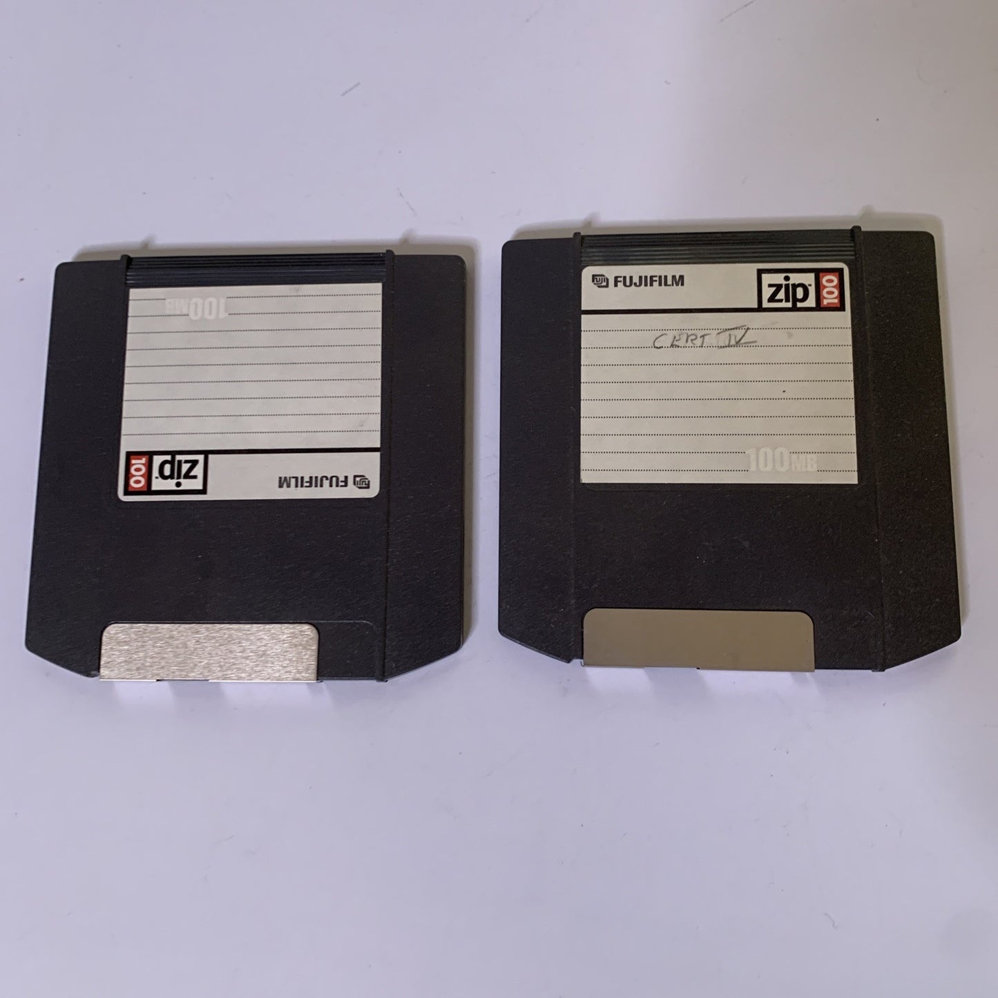 2x Fujifilm 100MB Zip Disk