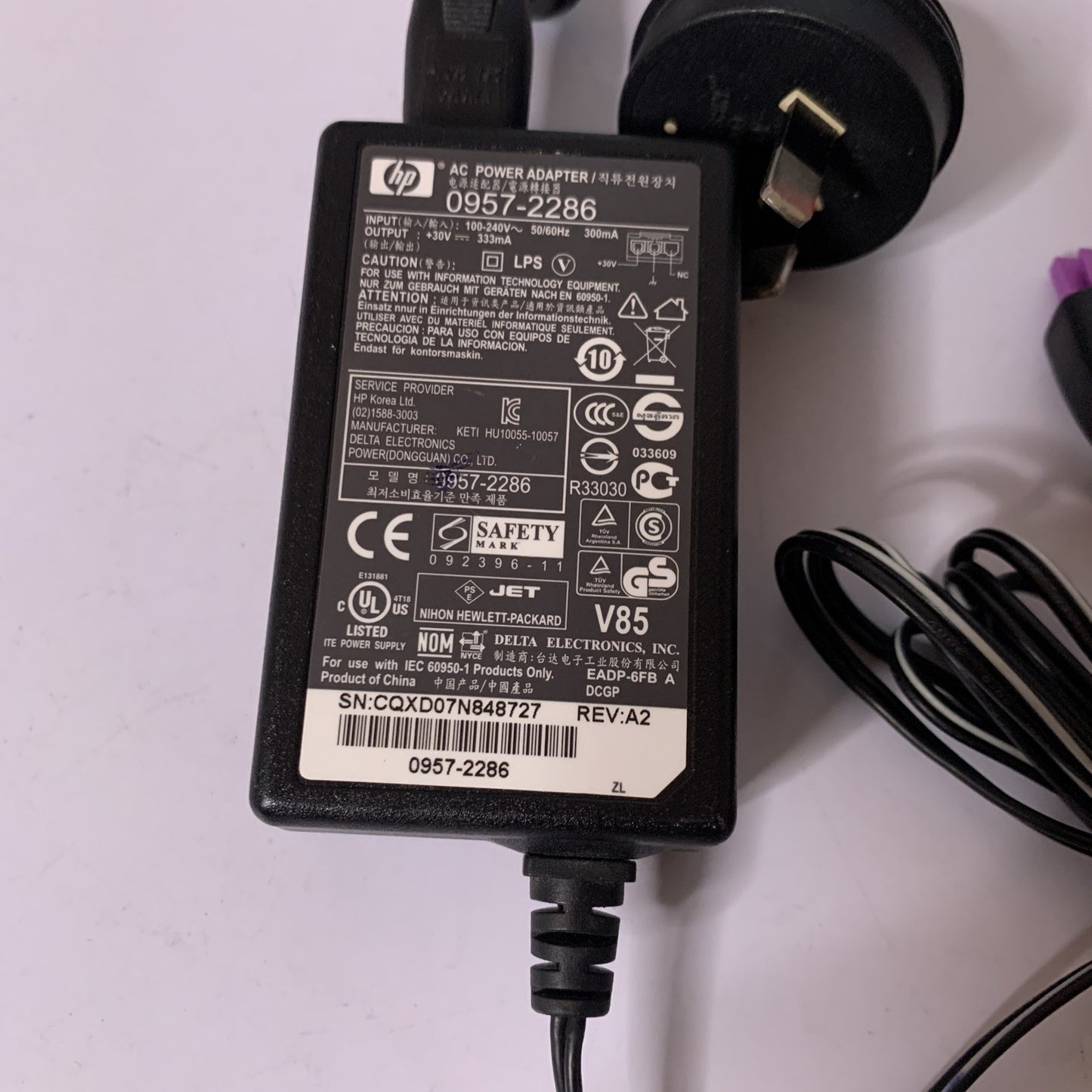 Genuine HP 0957-2286 Printer Power Supply 30V 333mA For HP OfficeJet DeskJet