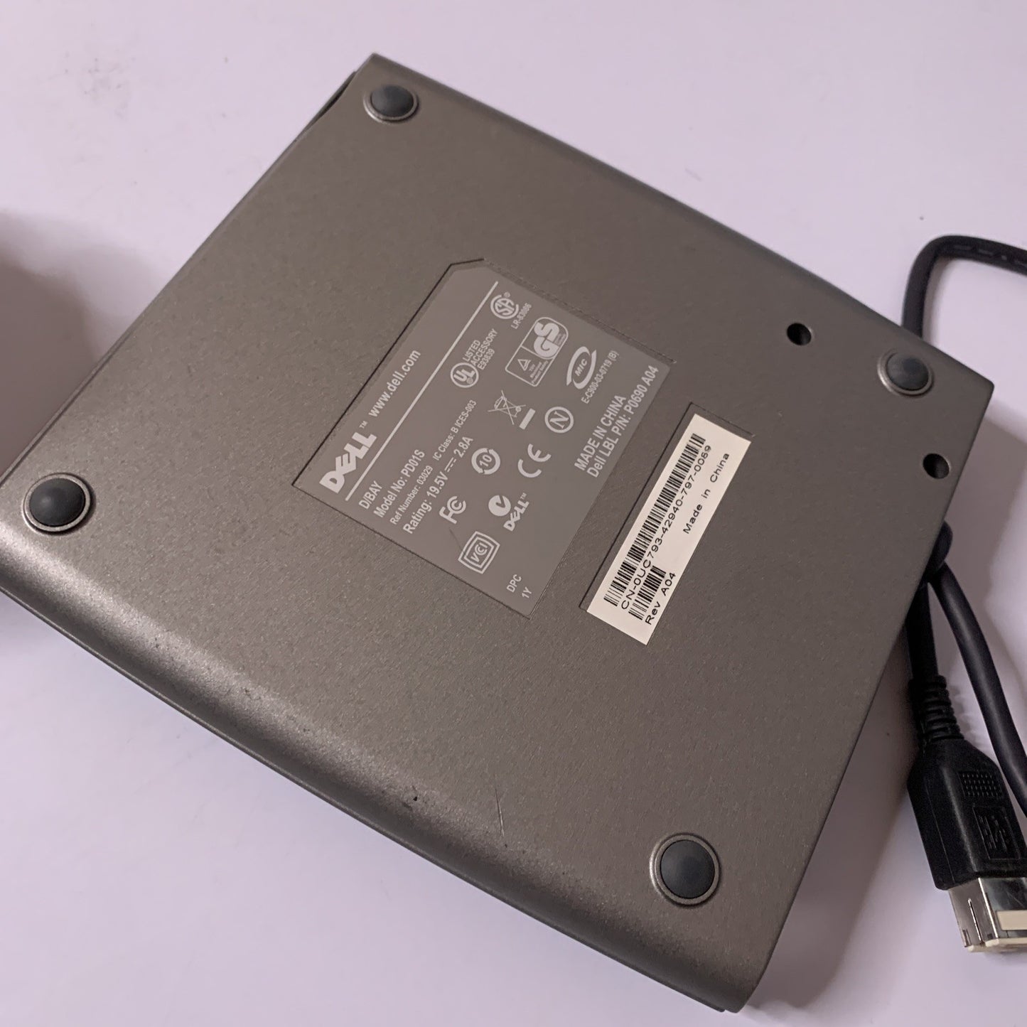 Dell PD01S External DVD±RW Optical Drive CD DVD Burner