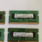 4x Samsung 1GB DDR3 RAM Sodimm Laptop 1Rx8 PC3-8500S-07-10-B1 Total 4GB