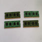 4x Samsung 1GB DDR3 RAM Sodimm Laptop 1Rx8 PC3-8500S-07-10-B1 Total 4GB
