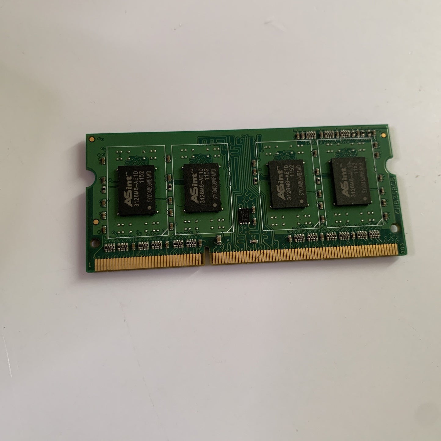 ASint 1GB DDR3 Sodimm Laptop RAM 1066 SSY3128MB-EAE1D 1152