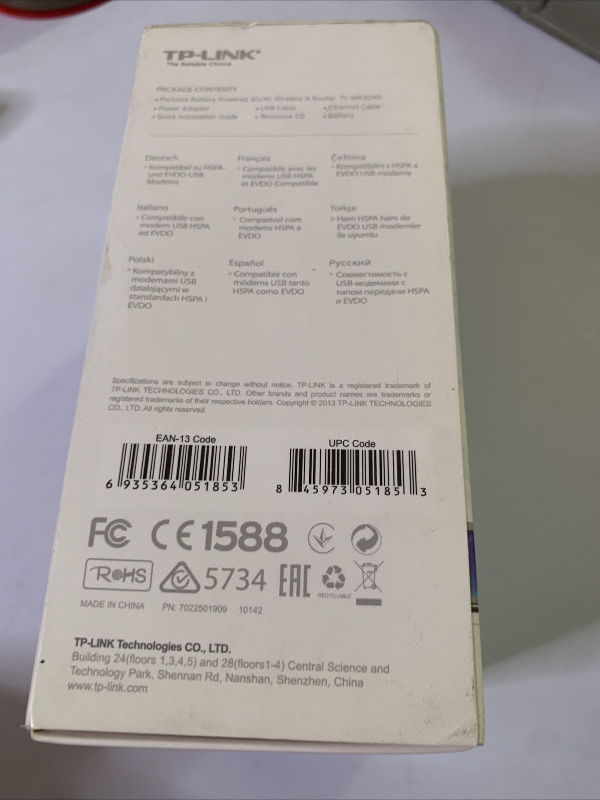 TP-LINK 150Mbps Portable 4G Battery Powered WiFi Wireless Router NBN Compatible