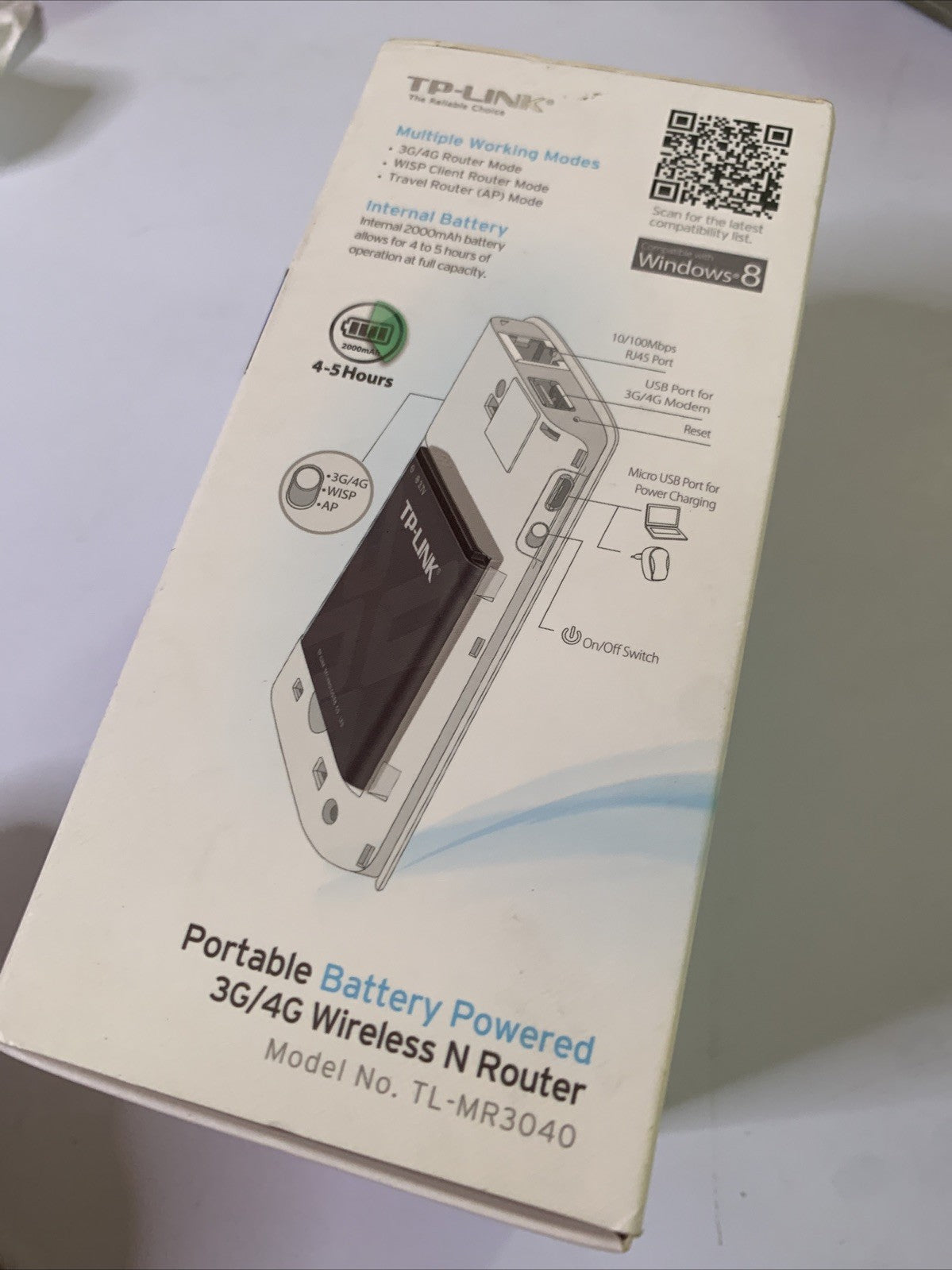 TP-LINK 150Mbps Portable 4G Battery Powered WiFi Wireless Router NBN Compatible