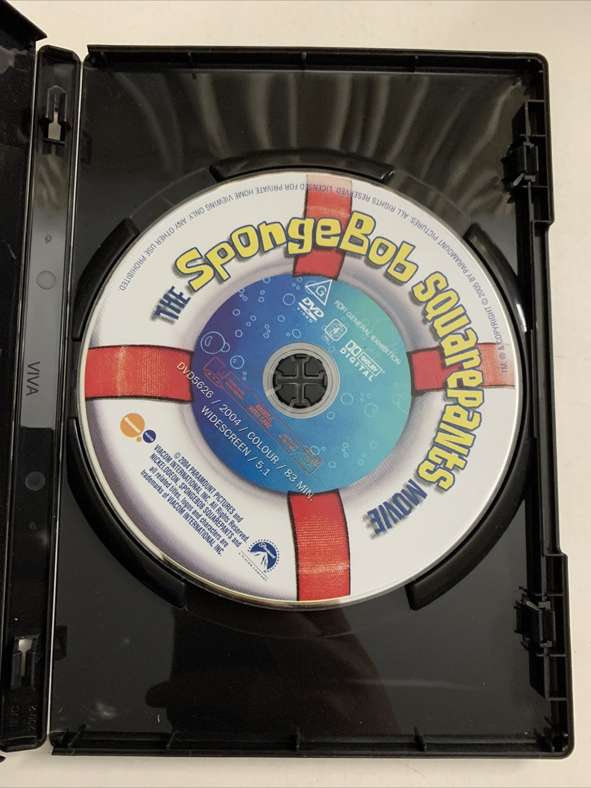 SpongeBob SquarePants The Movie (DVD, 2004) Region 4