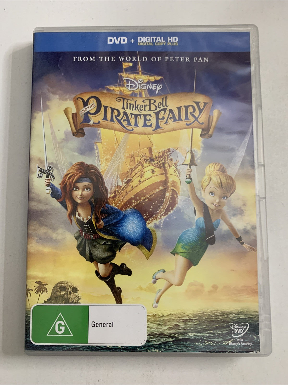 Tinker Bell And The Pirate Fairy  (DVD, 2014) Disney Animation  Region 4