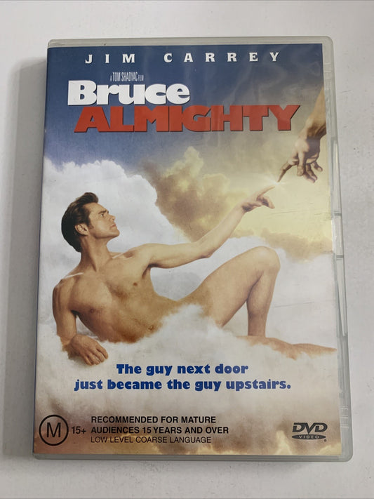 Bruce Almighty (DVD, 2003) Jim Carrey, Jennifer Aniston  Region 4