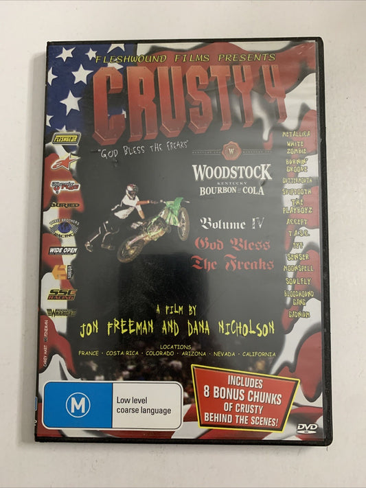 Crusty 4 : God Bless The Freaks (DVD, 2010) All Regions