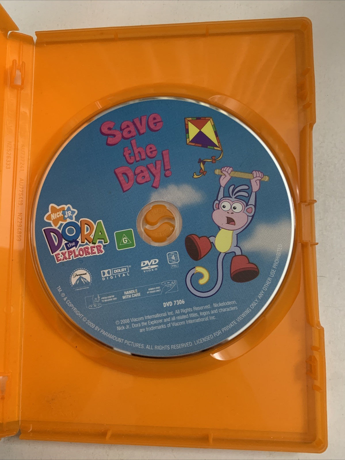 Dora The Explorer : Save the Day! (DVD, 2000) Animation Region 4