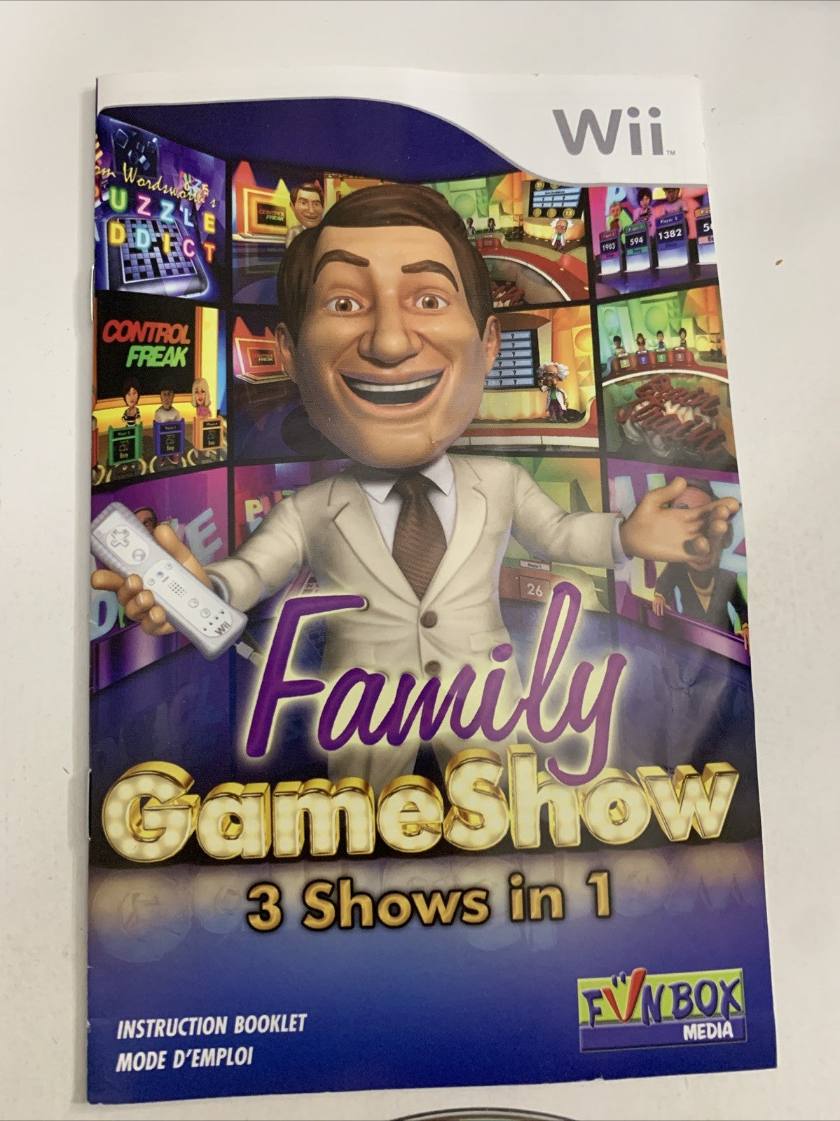 Family Gameshow: 3 Shows In 1 Nintendo Wii PAL Game Complete
