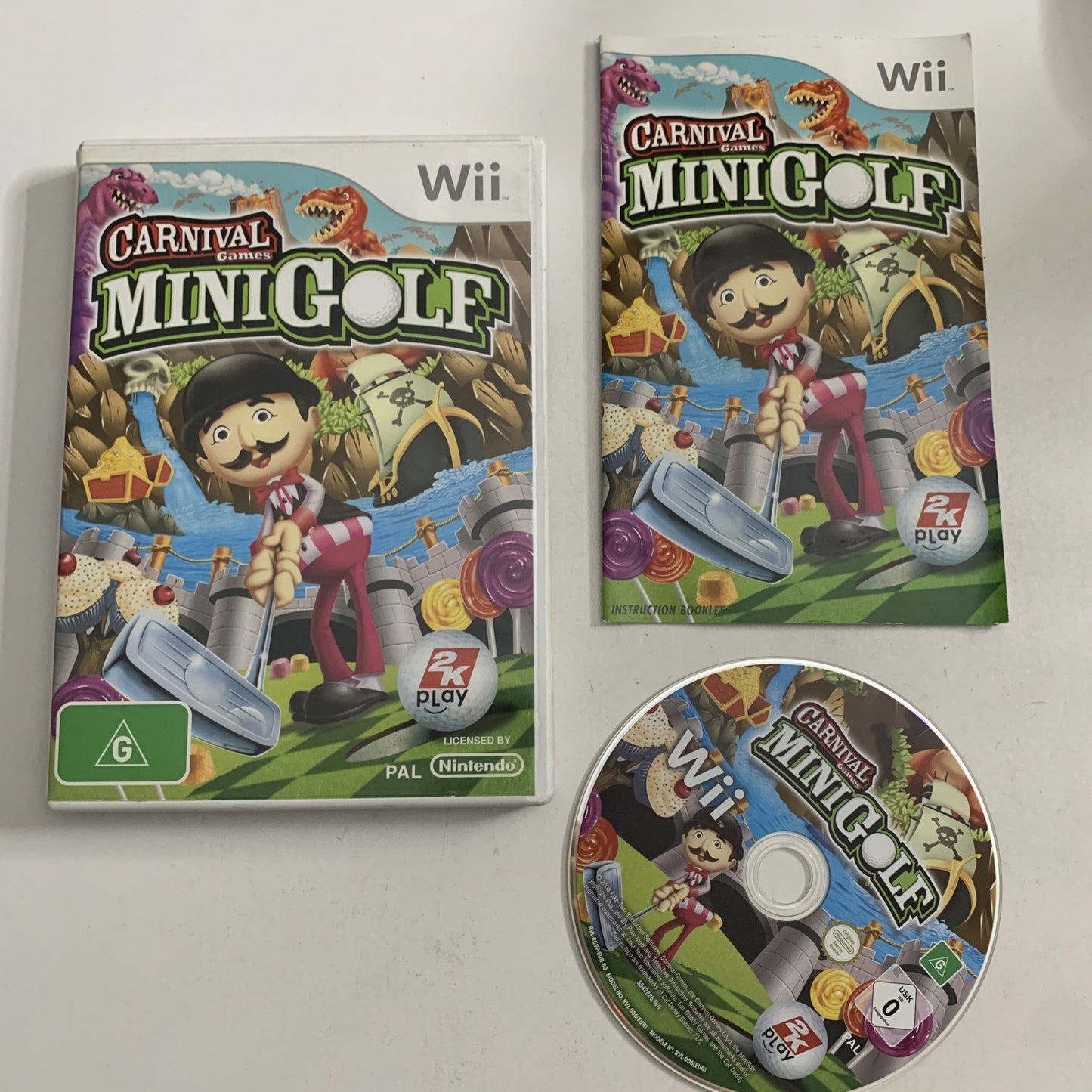 Carnival Games: Mini Golf Nintendo Wii PAL Game Complete
