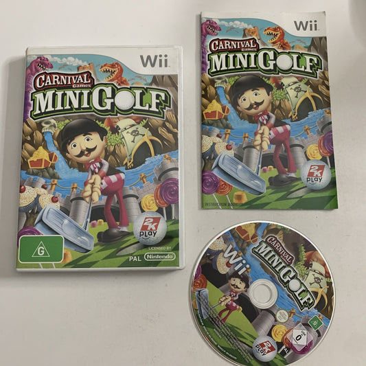 Carnival Games: Mini Golf Nintendo Wii PAL Game Complete