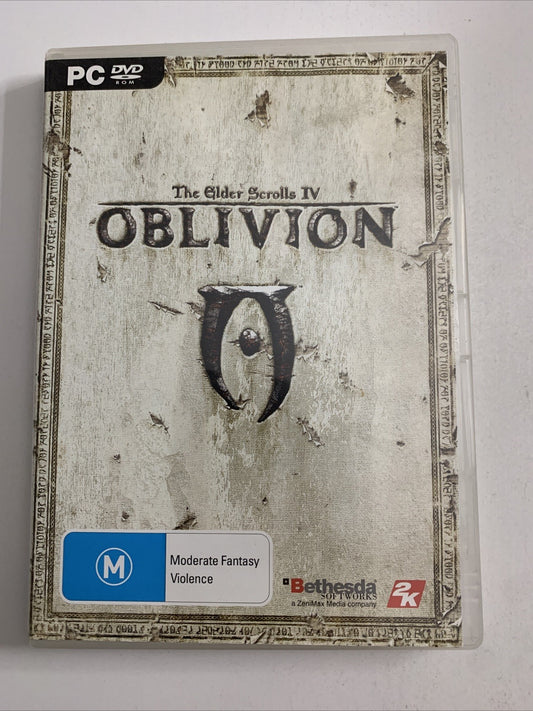 The Elder Scrolls IV: Oblivion (PC, DVD-ROM, 2006)