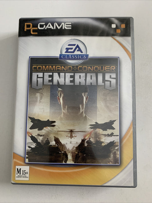 Command & Conquer Generals PC Windows CDROM 2002 RTS Strategy Game