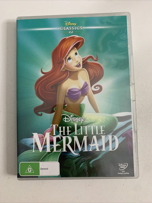 The Little Mermaid (DVD, 1989) Disney Animated Film Classic  Region 4