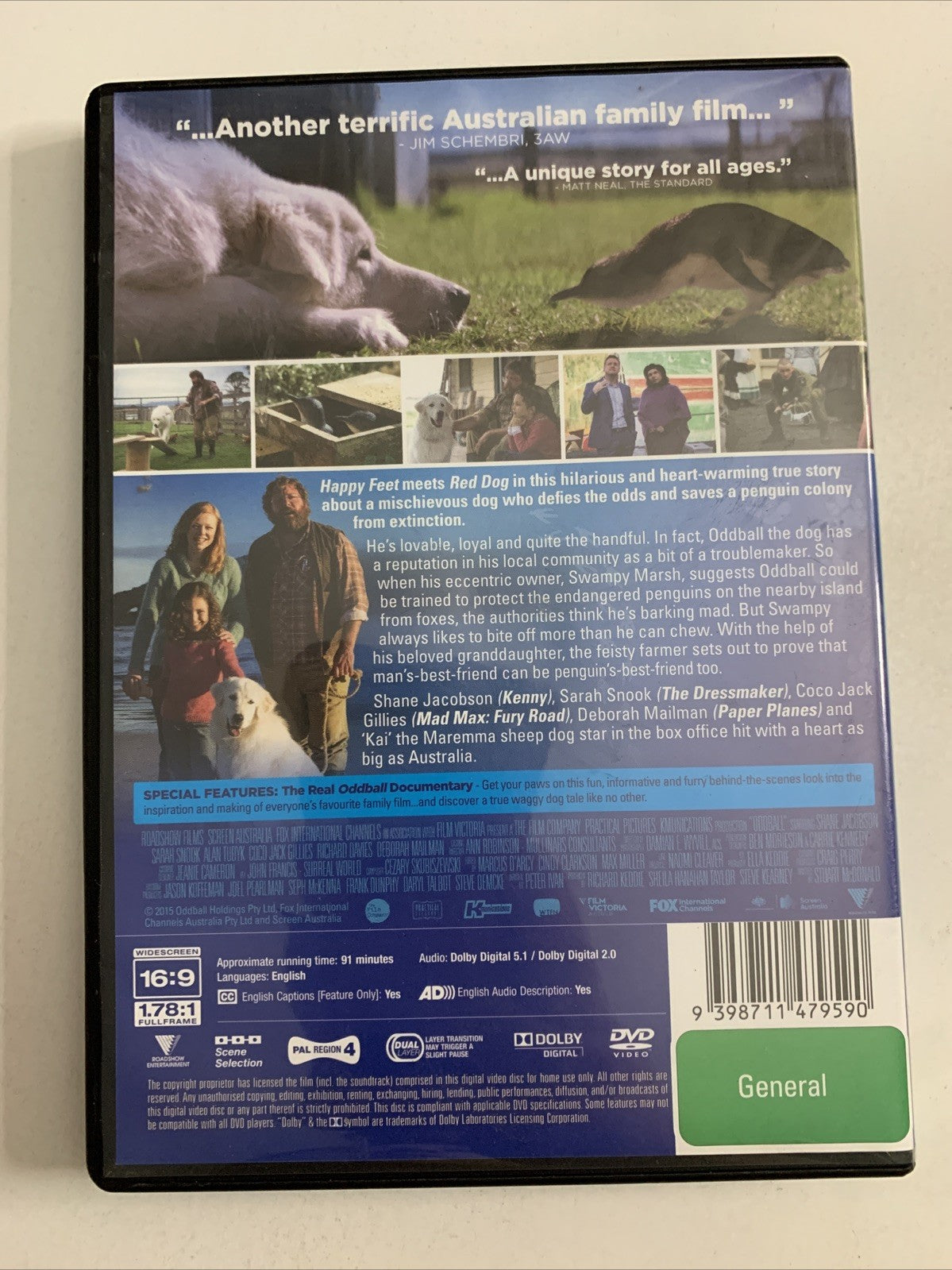 Oddball (DVD, 2015) Region 4